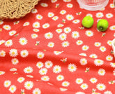 デイジーフラワー、ハニービー、花柄生地、韓国製、半ヤード単位