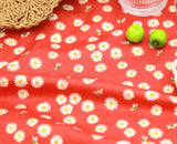 デイジーフラワー、ハニービー、花柄生地、韓国製、半ヤード単位