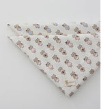 韓国製の猫プリント生地(半ヤード単位)