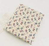 Petite Flower Floral patterned Fabric made in Korea by the Half Yard