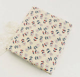 Petite Flower Floral patterned Fabric made in Korea by the Half Yard