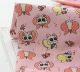 ハーフヤードの韓国製かわいい蝶の生地