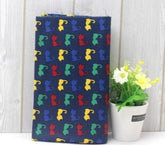 Colorful Cats printed Fabric made in Korea by the Half Yard