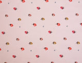 韓国製のイチゴフルーツ柄生地(半ヤード)