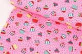 カップケーキプリント生地 ブラザーシスターデザインスタジオ ハーフヤード