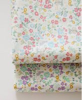 Cats Floral Flower Patterned Fabric made in Korea by the Half Yard
