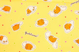 Gudetama Character Oxford Fabric made in Japan by the Half Yard