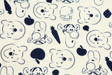 Winnie the Pooh Tigger Cotton Fabric printed in Korea by the Half Yard