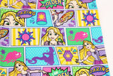 Disney Princess Rapunzel Fabric printed in Korea by the Half Yard