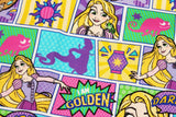 Disney Princess Rapunzel Fabric printed in Korea by the Half Yard