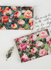 Ranunculus Flowers patterned Fabric Digital Textile Printing in Korea by the Half Yard