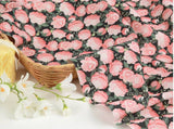 Rose Floral patterned Fabric, Flowers Fabric made in Korea by the Half Yard