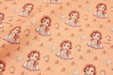 Disney Princess Belle Birds Fabric printed in Korea by the Half Yard