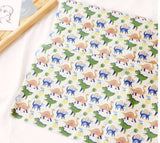 韓国製の恐竜柄生地(半ヤード単位)