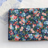 Flowers Floral patterned Fabric made in Korea by Half Yard