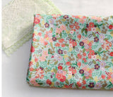 Flowers Floral patterned Fabric made in Korea by Half Yard