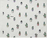 Cactus Patterned Fabric, Cute, sewing, Quilt made in Korea Half Yard