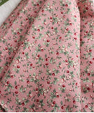 草莓圖案布料,花朵布料,韓國製造,Half Yard