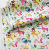 Mosaic Animals Patterned Fabric made in Korea by the Half Yard