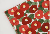 Camellia Flowers Patterned Fabric made in Korea by Half Yard
