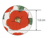 Camellia Flowers Patterned Fabric made in Korea by Half Yard