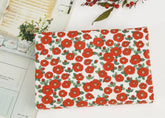 Camellia Flowers Patterned Fabric made in Korea by Half Yard
