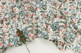 韓国製のモダンな植物柄の生地(半ヤード単位)