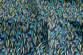 Campanula flower patterned Fabric made in Korea by Half Yard