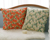 韓国製 大きなチューリップの花柄生地 半ヤード