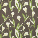Calla Lily Flowers Floral Patterned Fabric made in Korea by the Half Yard