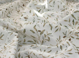 Olive Leaves patterned Fabric made in Korea by the Half Yard