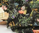 Flowers Floral Patterned Fabric made in Korea by the Half Yard