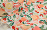 韓国製のフルーツ柄生地(半ヤード単位)