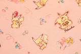 Pocket Monster, Pokemon, Pikachu Character Licensed Fabric made in Korea by the Half Yard
