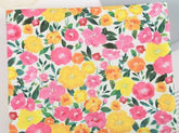 Watercolor Flowers Floral Patterned Fabric made in Korea by the Half Yard