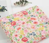 櫻草花圖案布料,可愛,縫紉,韓國製造被子半碼