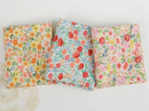 Primrose Flower Patterned Fabric made in Korea by the Half Yard
