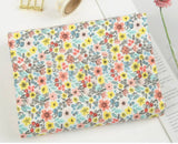 Flowers Floral Patterned Fabric made in Korea by the Half Yard