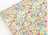 Flowers Floral Patterned Fabric made in Korea by the Half Yard