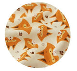 かわいいアライグマの顔柄生地、かわいい、子供、裁縫、キルト、韓国製、ハーフヤード