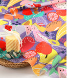Fruits Patterned Fabric made in Korea by the Half Yard