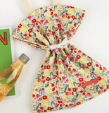 韓国製イチゴの花柄生地(半ヤード単位)