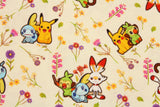 Pocket Monster Pokemon Pikachu Character Fabric made in Korea by the Half Yard