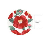 Camellia flowers Patterned Fabric made in Korea by the Half Yard