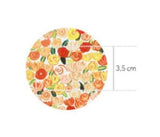 かわいい花柄のバラとチューリップの花柄生地、かわいい、縫製、キルト、韓国製 ハーフヤード