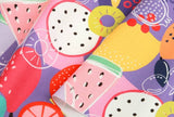 Fruits Patterned Fabric made in Korea by the Half Yard
