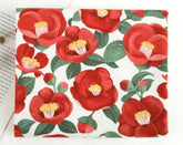 Camellia flowers Patterned Fabric made in Korea by the Half Yard