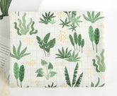 Jungle Leaves patterned Fabric Digital Textile Printing in Korea by the Half Yard