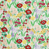 Flowers Garden Floral Patterned Fabric made in Korea by the Half Yard