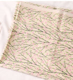 韓国製 桜の花柄生地 半ヤード